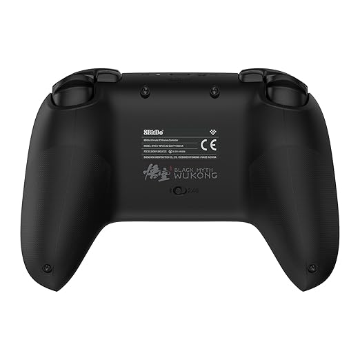 8BitDo Ultimate 2C Wireless Controller for Windows PC and Android, with Hall Effect Joysticks and Hall Triggers, 1000Hz Polling Rate, and Remappable L4/R4 Bumpers - Black Myth: Wukong
