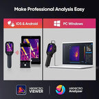 HIKMICRO B1L 160 x 120 IR Resolution Thermal Imaging Camera with WiFi, 25Hz Refresh Rate, 3.2" LCD Screen, Handheld 19200 Pixels Thermal Imager with High Temperature Alarm
