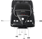 WSTER Retro American Style car Bluetooth Speaker, Portable Wireless Outdoor Speaker, TWS Stereo, Support USB/TF/AUX, Party Bluetooth Speaker with Microphone,Classic car Gifts for Men(Black)