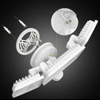 Onforu 100W LED Security Lights Motion Sensor Light Outdoor, 9000LM Ultra Bright, 6000K, IP65 Waterproof Flood Light Motion Detector with 3 Head, Exterior Floodlight Wall Light for Entryway, Garage