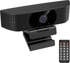 4K Webcam for PC, Ultra HD 4K 12MP Webcam with Dual Noise-Reducing Mics, PDAF Autofocus, Streaming Camera for PC, Mac, Laptop, 81° FOV, Ideal for High-end Business Meeting with Skype, Teams, Zoom