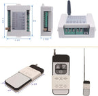 Motor Wireless Remote Control Switch AC 85V 110V 220V 250V 10A High Power Door Electric Curtain Remote Forwards Reverse, Wide Voltage 85V-250V 433MHz RF Remote Control Relay ON/OFF (2X Control 433MHz)