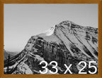 Frame It Easy 33 x 25 Hazel Wood Frame (Derby)