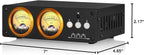 Douk Audio L3 RCA Audio Switch 1 in 3 Out & 3 in 1 Out, 3 Channel Switcher Selector Box with Remote Control & VU Meter & Bypass for PC, Amplifier, Speaker