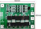 Gebildet 3pcs 3S 11.1V 12V 12.6V 40A 18650 Charger PCB BMS Protection Board Li-ion Lithium Battery Charger Lipo Cell Module for Drill Motor with Balance