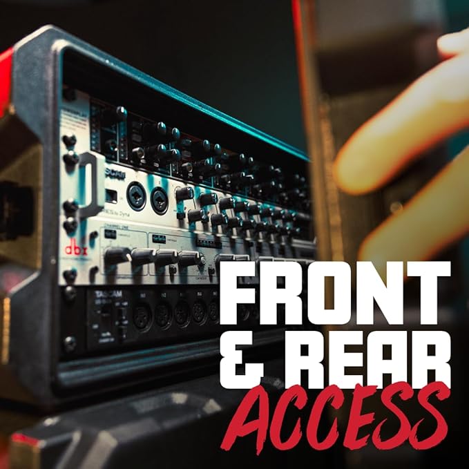 Gator Cases Pro Series Rotationally Molded 6U Rack Case with Shallow 13" Depth, Made in USA (G-PRO-6U-13)