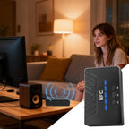 Wireless Audio Receiver, Compatibles With Old Stereo Systems, 10.5cm, B-luetooth Audio Adapter, Portable Music Receiver, Easy Installation And Travel-Friendly, For Driver, Gamers, Traveler Or Home Use