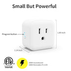 Minoston Z-Wave Outlet Dimmer, 800 Series Z-Wave Smart Plug, Z-Wave Hub Required, Alexa and Google Assistant Compatible, 200W (MP21ZD)
