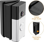 NANW Adjustable 30 to 55 Degree Doorbell Angle Mount Compatible with Video Doorbell 1/2/3/4/Wired/Pro/(2020 Release)/Battery Doorbell Plus, Camera Mount Holder Bracket Wedge for Apartment