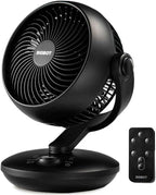 SIGBOT Fan for Bedroom with Remote,Ultra Quiet Desk Fans,with 3 Modes,8 Speeds,9-Hour Timer,10 inch,High-Velocity Cooling,Auto Oscillation Table Fans,Touch Control,for Home,Dorm,Clinic & Office