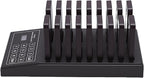 Luocute Wireless Calling System, 18 Receivers 1 Transmitter Channel 30-100m Range, with Vibration Sound Flashing Lights, for Restaurant Food Court Clinic Nursing Home (US Plug)