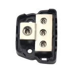 3Way Power Distribution Block 0 GA/ 4 GA in 4 Gauge/8 Gauge Wire Out Ground Blocks 2PCS