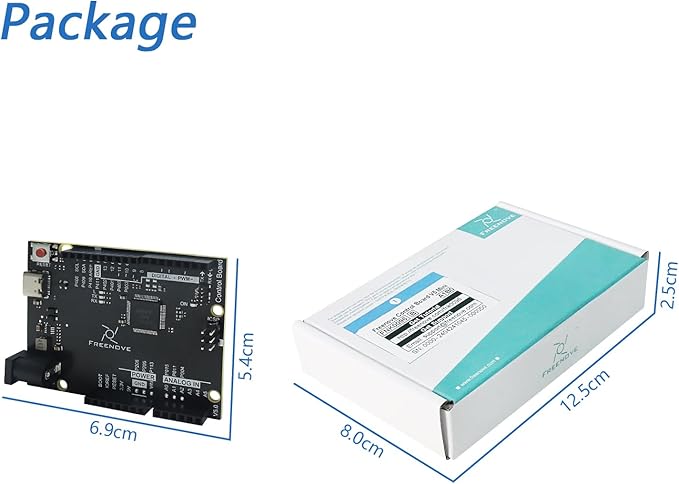 Freenove Control Board V5 Rev4 Mini (Compatible with Arduino IDE), Arm Cortex-M4 Microcontroller, USB-C Connector, Example Projects and Code Tutorial
