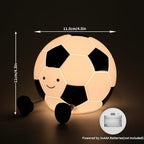 FineLiMoLa Soccer Silicone Night Light for Kids,Cartoon Soccer Lamp Squishy Silicone Baby Nursery Night Light with 7 Colors Change,Football Night Light for Home Decor,Birthday or Christmas Gifts