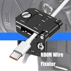Cable Management Clip Aluminum Video Cable Clamp for DSLR Camera Stabilizers with 1/4 Screw Fixing for Video Connection Quick Release Plate Camera Cage Fixator