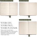 Anecdote 2026-2027 Planner: A Monthly, Weekly & Daily Planner with Calendar | 8.5" x 5.2" | Hardcover To-Do List Organizer, Planning Your Success, Start Anytime, Achieve Productivity Goals (Olive Green)