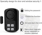 HENDUN Outdoor Door Alarm with Remote Keypad, Waterproof IP67,Inground Pool Safety Alarm,Gate Open Sensor, 140 dB Super Loud, Prying Door Entrance Alert (1 Pack)