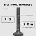 Avantree Opera Plus – Wireless Headphones for TV Watching with Clear Dialogue & Volume Boost for Seniors & Hard of Hearing (Mild–Moderate), Use with Soundbar, Charging Transmitter Base