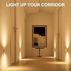 NIORSUN Night Lights Plug into Wall, Dimmable with 3 Color Modes & Auto On/Off Sensor, Ultra-Slim Nightlight for Hallway, Bathroom, Bedroom, Nursery, Kitchen (2 Pack, White)