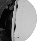 XUFOPLY 7.68 Inch Exhaust Fan, 110V 80W Wall Mounted Vent Fans 2600RPM Kitchen Bathroom Windows Fan Metal Extractor Fan for Attic, Garage, Window Ventilation (Black, 7.68 Inch)