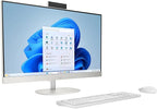 HP 27" All-in-One Touchscreen Desktop PC 2025 New, Intel Ultra 7 255U (Up to 5.2GHz), Intel AI Boost, 27 inch FHD Touchscreen Anti-Glare Display, 64 GB DDR5 5600MT/s, 2 TB Gen4 SSD, Windows 11 Pro