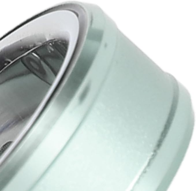 FOSA Smart Health Ring, NFC Sleep Monitor with Temperature Tracking, Step Counter, IP68 for Video Scrolling, Book Page Flipping (Green)