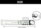 Digital Angle Finder, 2 in 1 Digital Angle Gauge 7 inch/200mm Stainless steel tool kit for Carpenter/Woodworking/DIY Tools