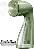 HiLIFE Steamer for Clothes, 1100W Clothes Steamer with Large 300ml Tank, Handheld Clothing Steamer, Fabric Wrinkle Remover, Portable & Compact Travel Size Garment Steamer ONLY FOR 120V (Green)