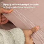 Full XL Bed Sheet Set - 4 Piece Extra Long Extended Full XL Sheets - Soft, Breathable & Cooling - Fits 8" to 16" Mattress with Deep Pockets - 54" x 80" - Easy-Fit, Wrinkle and Fade Resistant - Mauve