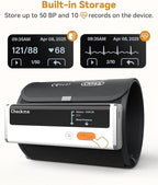 Checkme Bluetooth Blood Pressure Monitor for Home Use, Upper Arm Blood Pressure Machine with Wireless Large BP Cuff, Portable Digital BP Monitor, Reports for iOS & Android