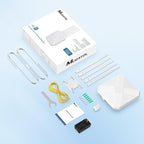 Mugatol AX3000 Outdoor WiFi 6 Extender - Outdoor Access Point - Long-Range Dual Band WiFi, IP67/PoE/5 Antennas for Events, Commercial Use | Starlink-Compatible