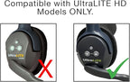 EARTEC ULSM-HD Ultralite HD Single Ear Replacement Main Headset, HD Version Only, Full Duplex Wireless Communication, Includes Rechargeable Battery