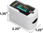 Zacurate 500E-B Wireless Bluetooth Fingertip Blood Pulse Oximeter Monitor with FREE App, SpO2, Heart Rate, Plethysmograph, and Perfusion Index Finger Oxygen Sensor Meter