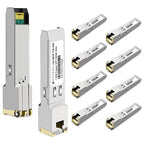 OPSTRAN 1000BASE-T SFP RJ45 Copper Transceiver Module Compatible with Arista SFP-1G-T 100m Cat5e/6 10 Pack