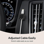 Magnetic Cable Clips, Adjustable Cord Holder Management, Adhesive Wire Keeper Organizer for Home Office Desk Phone PC Car Wall Desktop Nightstand Appliance (9-Pack Black Crystal)