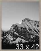 Frame It Easy 33 x 42 Rustic Gray Wood Frame (Derby)