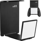 VKheroKV HC128 Headphone Holder Hanger for Desk, Include Adhesive Strips, Universal Headset Stand for PS4/PS5/Xbox/PC/Mac/Headphones Game Controller Hanger (Square)