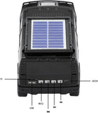 WSTER Solar Off-Road Car Bluetooth Speaker – HD Stereo Sound with TWS Pairing, TF/USB Playback, Portable Bluetooth Car Speaker for Home Audio, Outdoor Use & Retro Gifts for Men (Black)