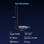 SONOFF Zigbee 3.0 USB Dongle Plus MG24, Zigbee Gateway with EFR32MG24, Thread & Zigbee USB Stick, Zigbee Controller for Home Assistant or Zigbee2MQTT