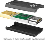 Mbiydeg DisplayPort to HDMI Adapter 4K 30Hz, 3-Pack Uni-Directional DP to HDMI Converter (Male to Female) Compatible with Laptop/PC/Monitor/TV, Stable Signal for Home Office Gaming & Streaming.