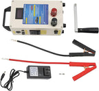 Hand Crank Generator & Portable Power Station, 150W 110V Manual Emergency Charger with Folding Handle and Battery Life, Aluminum Alloy Outdoor Generator for Camping Emergency and Smartphone Charging