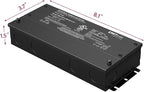 EMITEVER Dimmable Led Driver, 2 Packs 96W AC 110V-277V to DC 24V Transformer, 5-in-1 Dimming: ELV/MLV/TRIAC / 0-10V / 1-10V / 10V PWM/Potentiometer, Waterproof IP67 and UL Listed