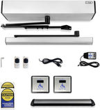 Olideauto ADA Automatic Door Opener Touchless Sensor Open Door+2PCS Wired Square 4.5'' Handicap Wave Sensor Switch Olide-513N and 1PCS Wired Top Safety Motion Sensor