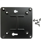GinTai for Intel NUC Vesa Adapter Mount Bracket to Attach NUC Mini PC Computer to The Back of a Monitor Mounting Plate Not Skull or Hades(With 8pcs Screws) Intel NUC 4 5 6 7 8 10 11 13 General purpose