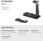 SmallRig Half Cage for Sony FX2, with Removable Top NATO Rail, Quick Release Plate for Arca, Modular Design Compatible with Original XLR Handle, for DJI RS 3 / RS 3 Pro/RS 4 / RS 4 Pro Gimbal - 5591