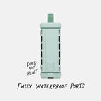 Turtlebox Ranger: Loud! Outdoor Portable Bluetooth 5.4 Speaker | Rugged, Waterproof, Ultra-Portable | Plays to 105db, Deep Bass, Shockproof, Unlimited Pairing for Full Stereo Experience, River Rock