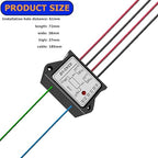 URANT 1NO 1NC 8A Power Relay Module,Suitable for Arduino's 12V Relay Module,Used for Single-Channel Power Switch Control Boards in DIY Electronic Products and Home Automation Projects - D1