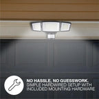 Sylvania 23W Security LED Light with Motion Sensor, Hardwired, 3500 LMS, Wet Rated, 5000K, Daylight - 1 Pack (66479)