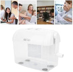 FILFEEL Hand Crank Paper Shredder, Portable Manual Document Shredder with Quiet Operation for Home and Office Use