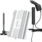 Cell Phone Signal Booster for Car, Truck & SUV – Boost 5G & 4G LTE Band 12/13/17 for Verizon, AT&T & T-Mobile, FCC Certified Mobile Cellular Repeater for Vehicles
